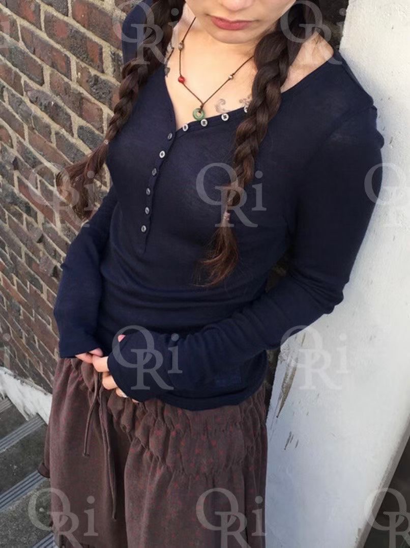 O-RI-오리-T東大門㊣代購女士新品職業熱賣人氣推薦長袖T恤O-RI長袖T恤圖色3