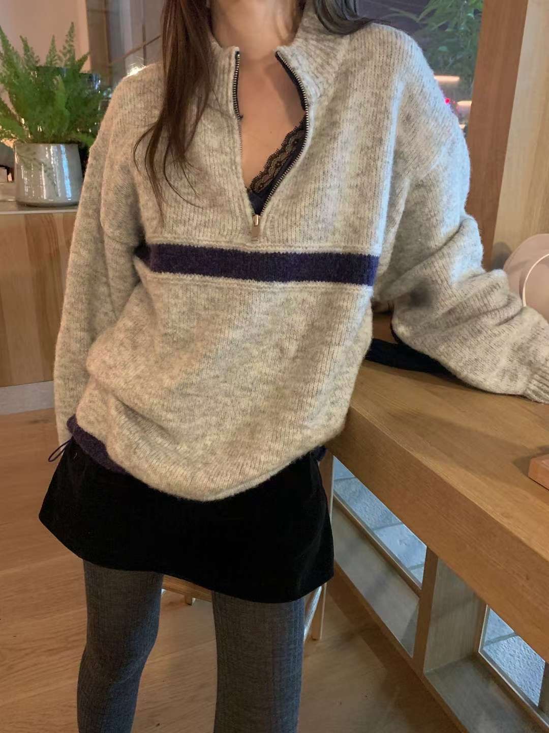 WEARRAW東大門㊣直郵女裝新品熱賣推薦休閑時尚職業25秋冬衛衣WEARRAW衛衣圖色2