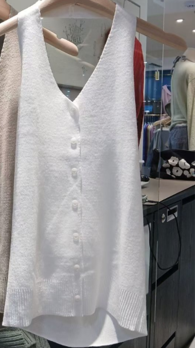 WEARRAW韓國代購㊣女裝新款25秋冬熱賣時尚人氣吊帶背心紐扣WEARRAW吊帶/背心圖色3