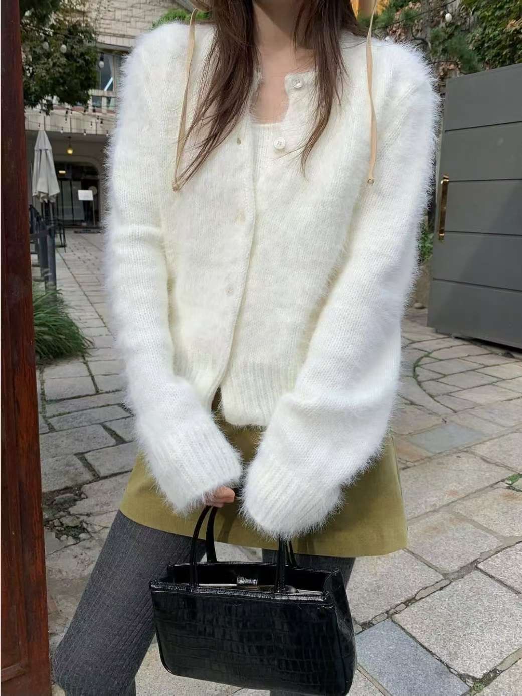 WEARRAW東大門㊣實拍女裝新款熱賣人氣25秋冬針織衫不含內搭WEARRAW針織衫圖色2