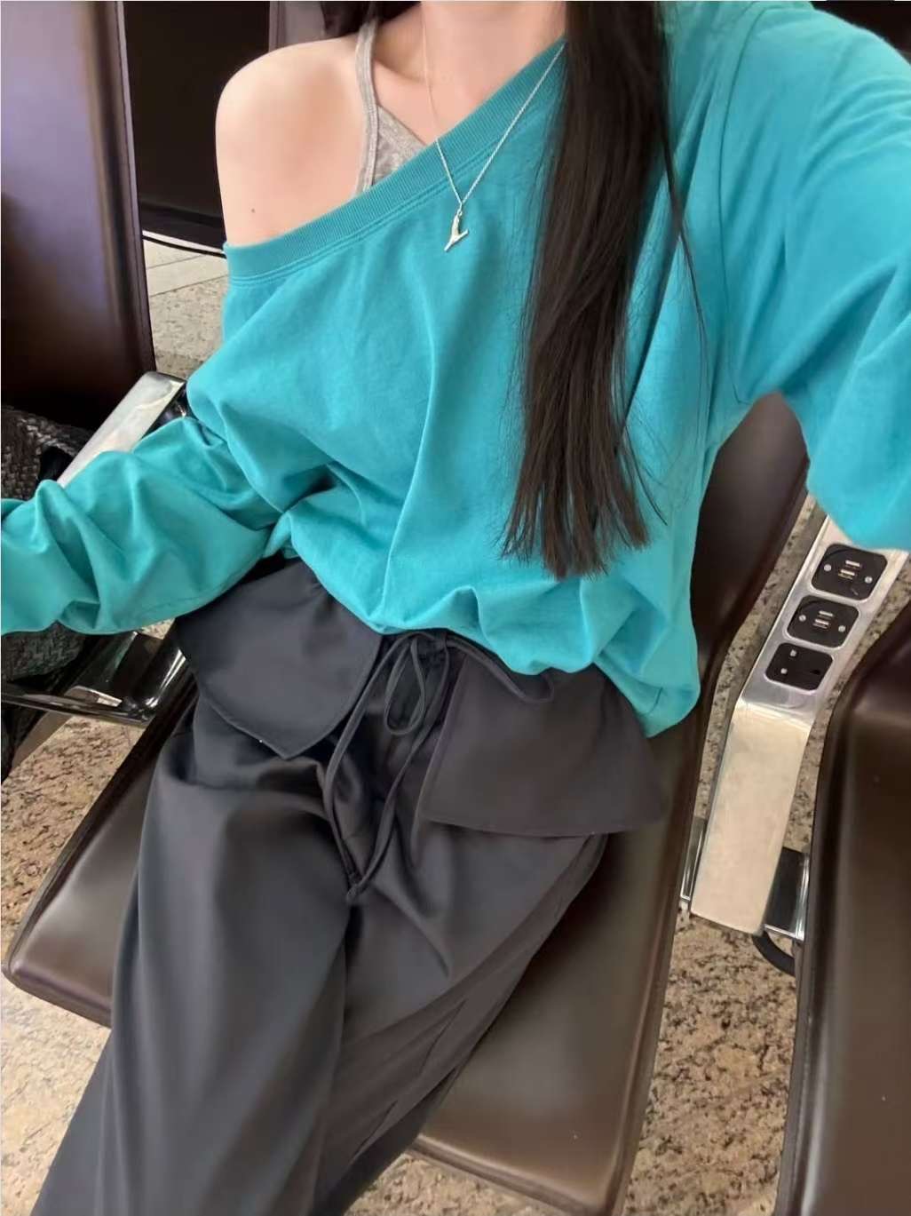 WEARRAW東大門㊣直郵女裝新款職業時尚熱賣休閑長袖T恤寬松WEARRAW長袖T恤