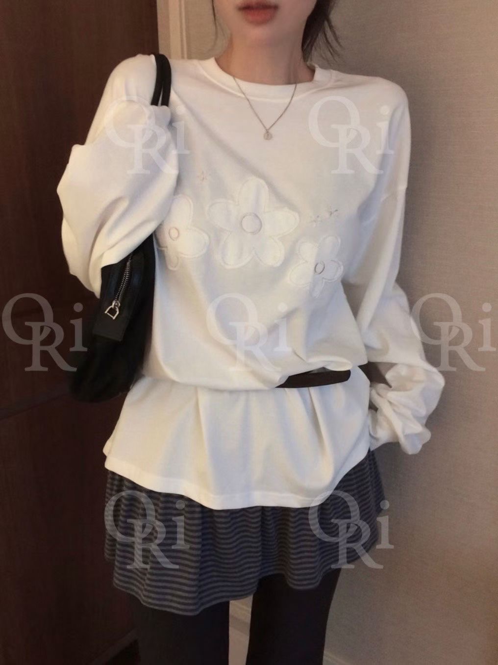 O-RI-오리-T東大門㊣直郵女裝新款25秋冬人氣推薦長袖T恤O-RI長袖T恤圖色1