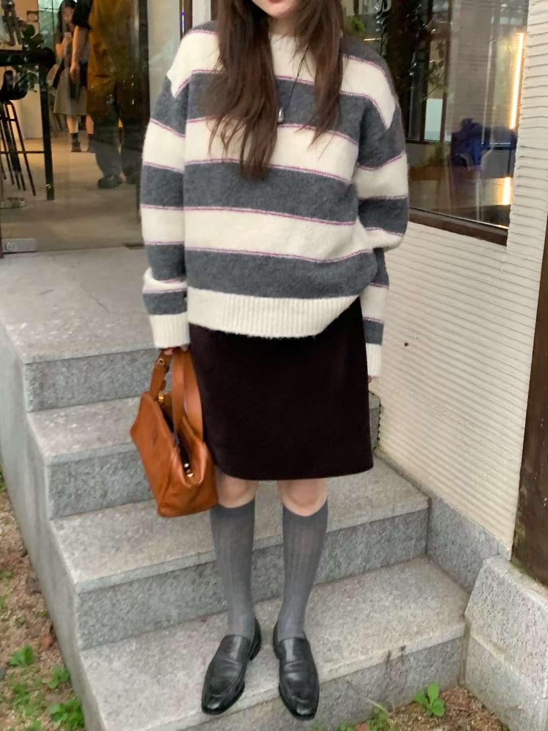 WEARRAW東大門㊣直郵女士新品休閑時尚25秋冬人氣職業推薦毛衣WEARRAW毛衣圖色2