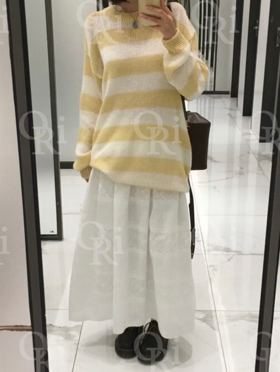 O-RI-오리-T東大門㊣實拍女士新品時尚推薦休閑針織衫羊駝O-RI針織衫圖色3