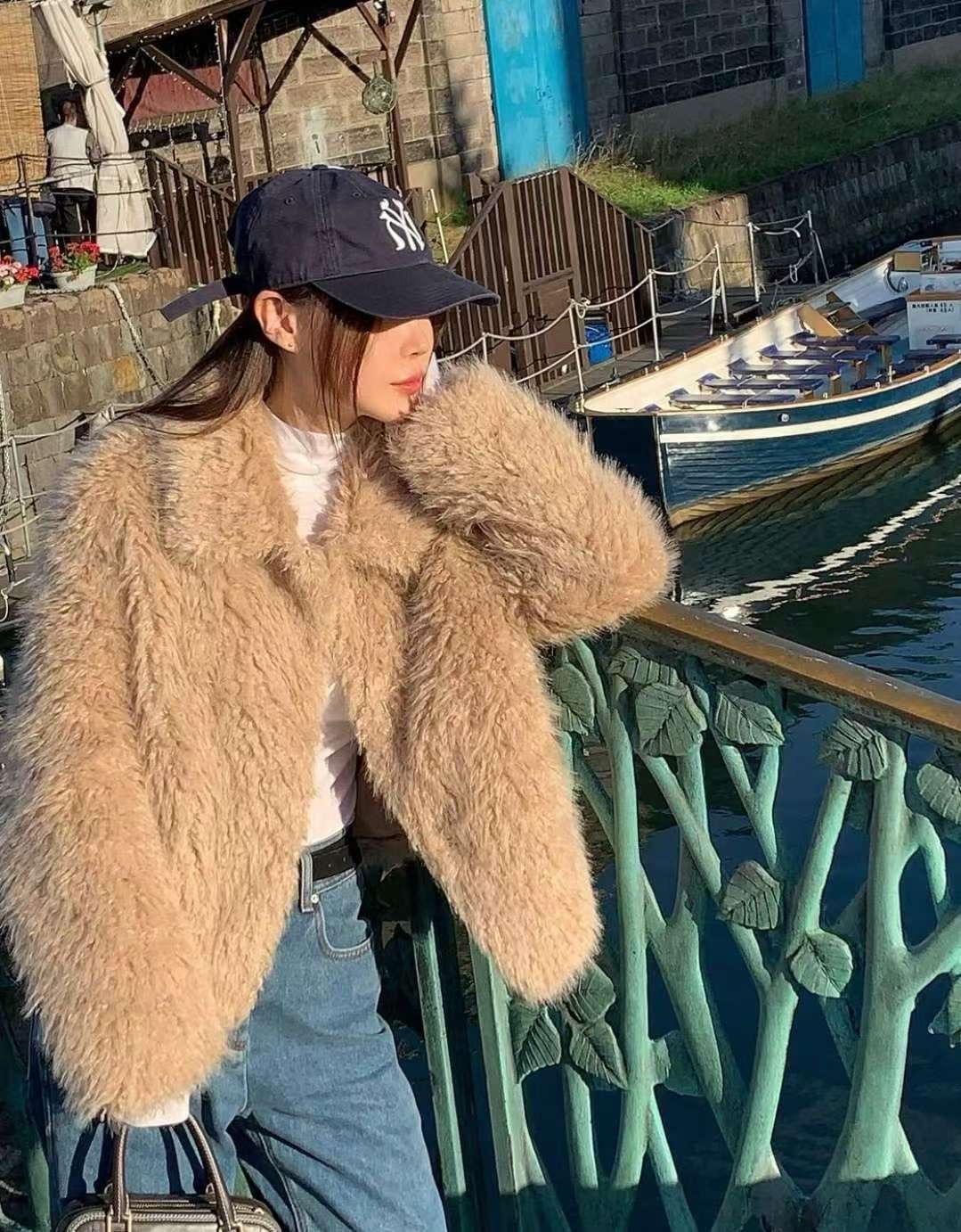 WEARRAW韓國直郵㊣女裝新品推薦職業25秋冬時尚休閑短款大衣WEARRAW短款大衣