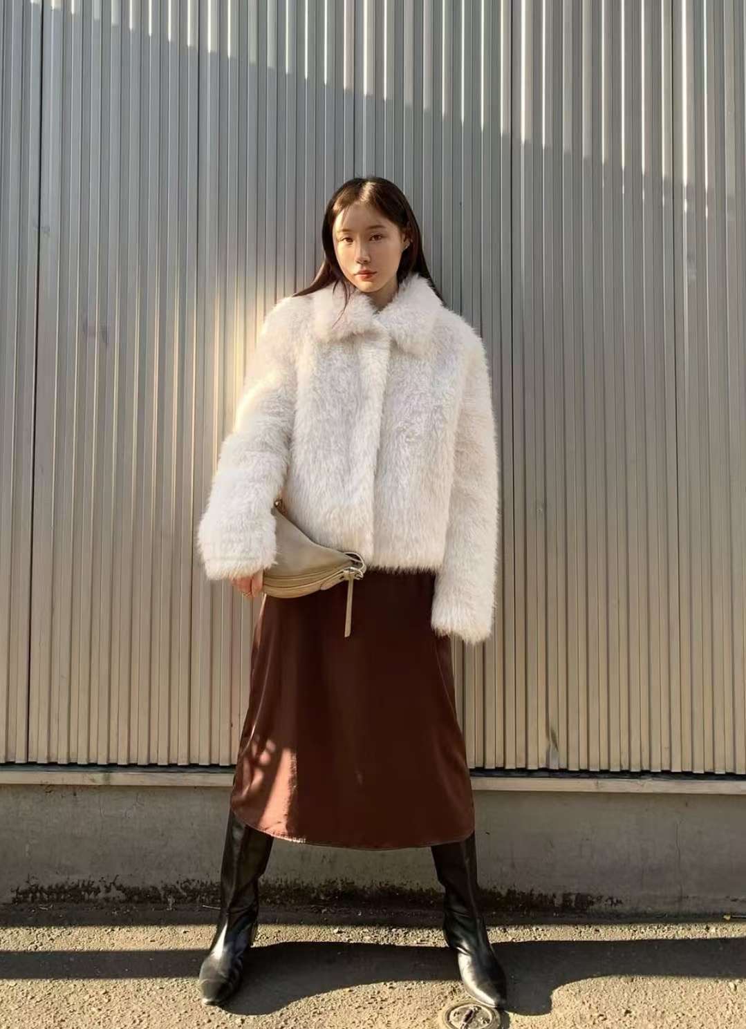 WEARRAW韓國直郵㊣女裝新品推薦職業25秋冬時尚休閑短款大衣WEARRAW短款大衣圖色2