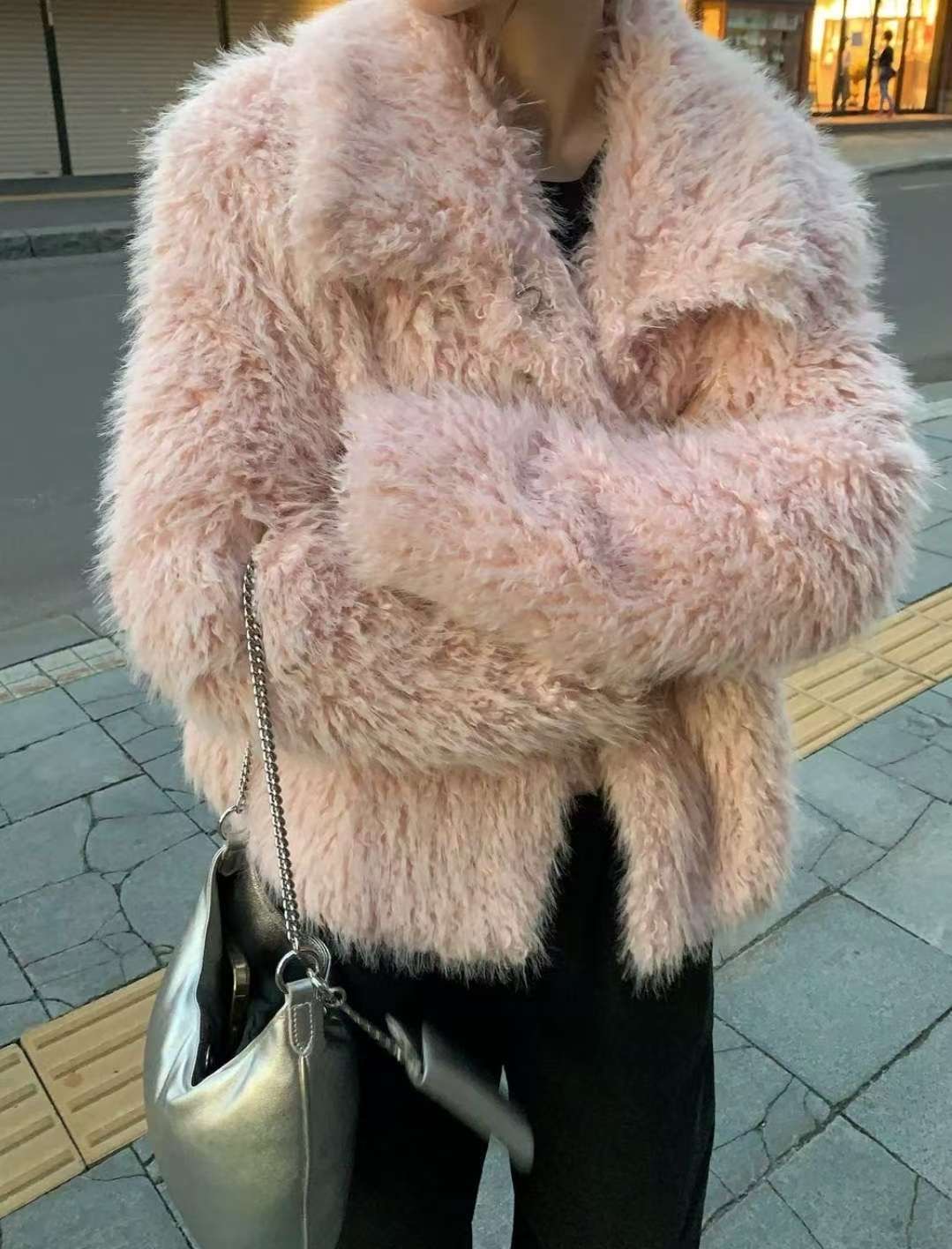 WEARRAW韓國直郵㊣女裝新品推薦職業25秋冬時尚休閑短款大衣WEARRAW短款大衣圖色3