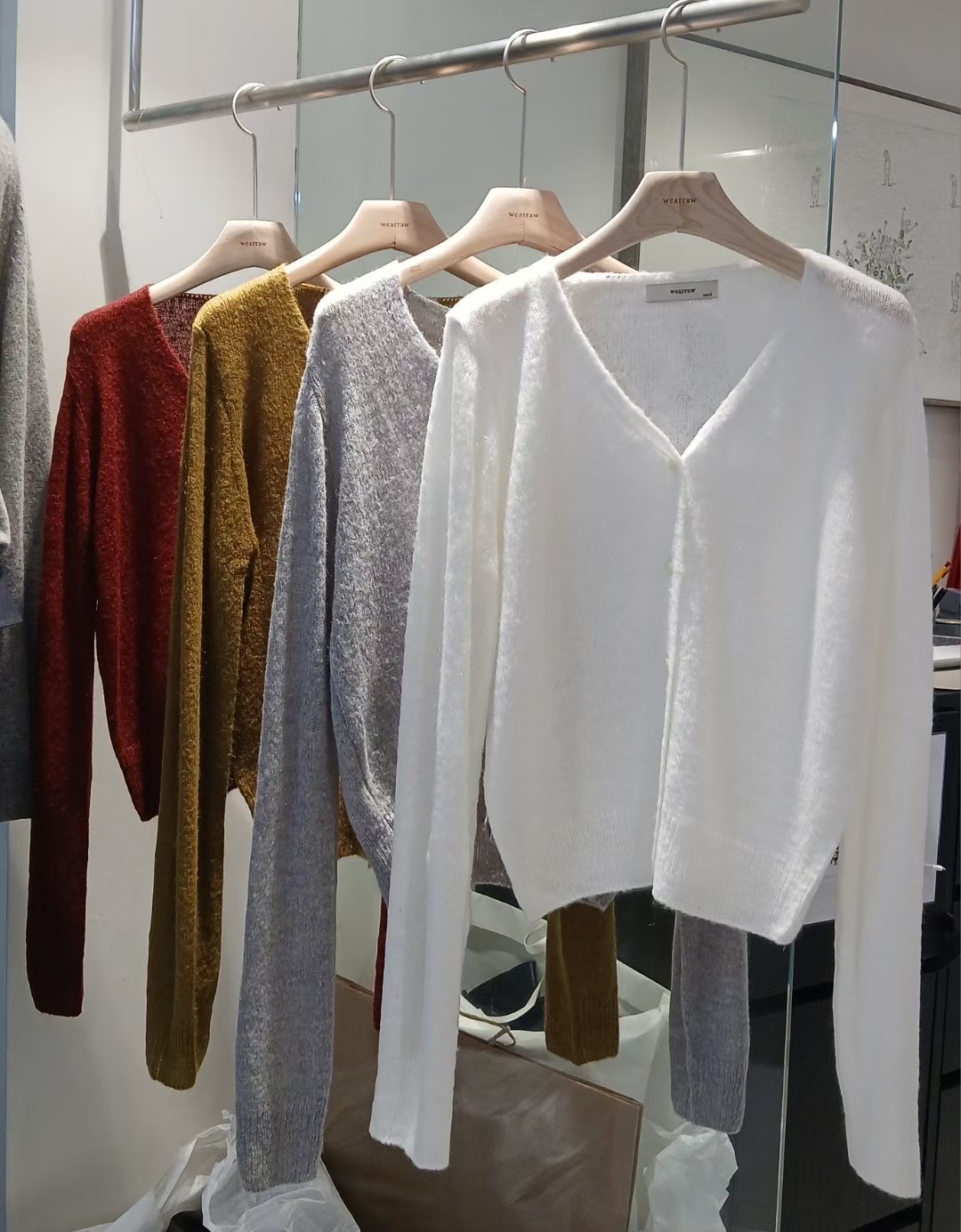 WEARRAW東大門㊣代購女士新品25秋冬推薦熱賣休閑人氣針織衫WEARRAW針織衫