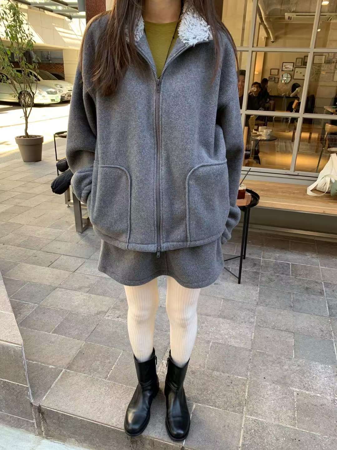 WEARRAW韓國代購㊣女士新款熱賣時尚25秋冬人氣休閑職業夾克WEARRAW夾克