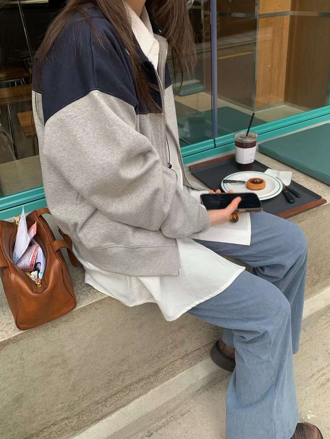 WEARRAW東大門㊣代購女裝新品休閑推薦熱賣時尚25秋冬夾克拉鏈WEARRAW夾克