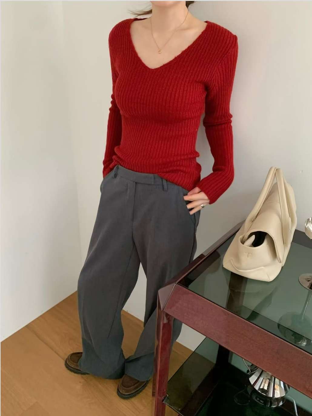 WEARRAW東大門㊣直郵女士新款人氣職業熱賣時尚針織衫馬海毛WEARRAW針織衫