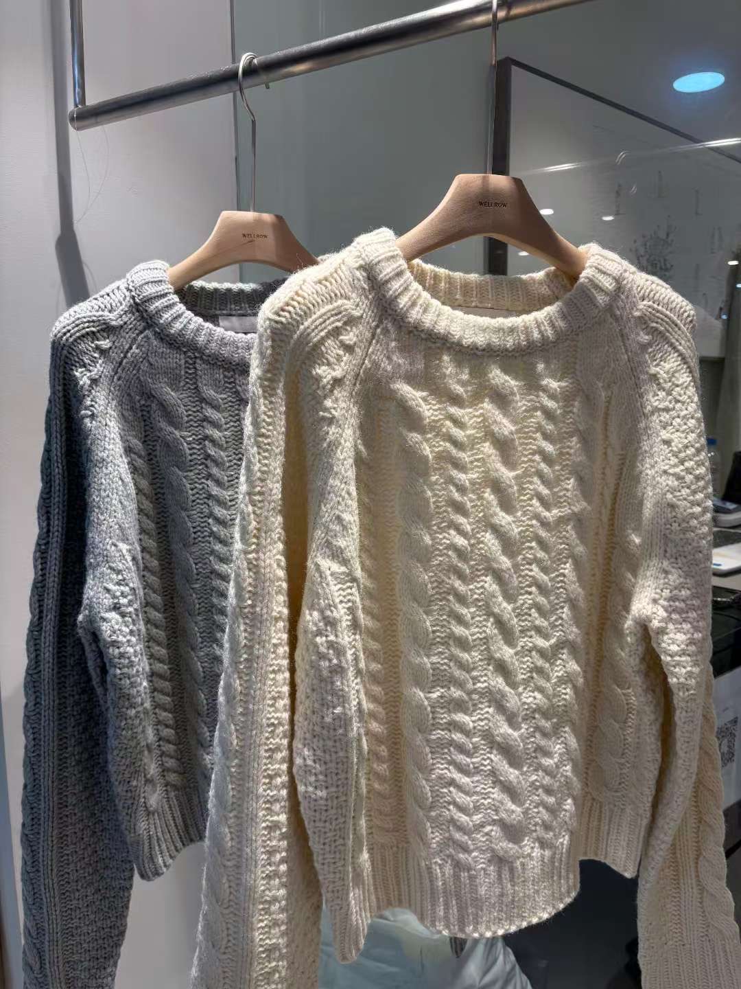 WEARRAW東大門㊣代購女裝新品人氣時尚熱賣25秋冬休閑職業毛衣WEARRAW毛衣圖色1左一色