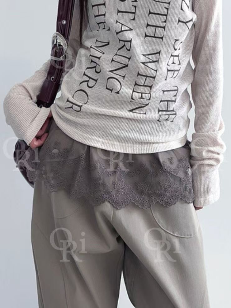 O-RI-오리-T韓國直郵㊣女士新品職業人氣休閑吊帶背心蕾絲O-RI吊帶/背心