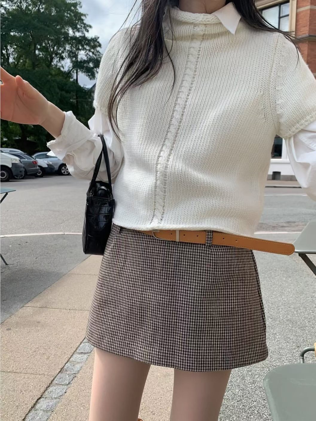 WEARRAW東大門㊣實拍女裝新款推薦時尚人氣熱賣25秋冬針織衫高領WEARRAW針織衫圖色3