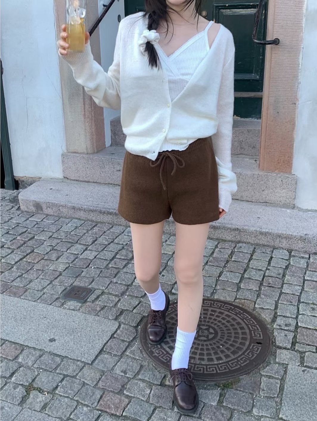 WEARRAW韓國代購㊣女士新款時尚25秋冬休閑推薦熱賣職業短褲WEARRAW短褲