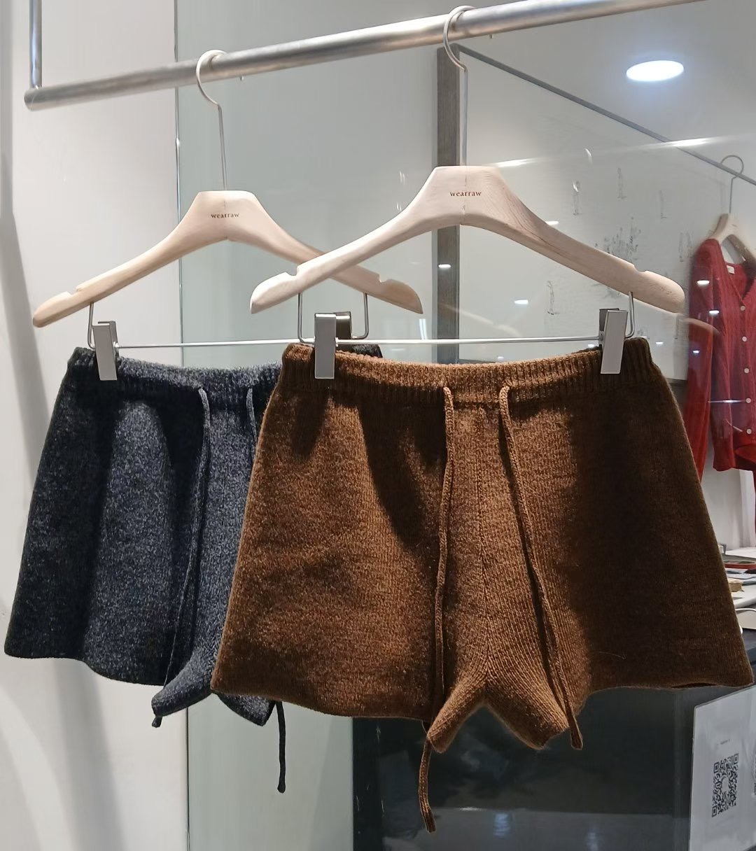 WEARRAW韓國代購㊣女士新款時尚25秋冬休閑推薦熱賣職業短褲WEARRAW短褲圖色1左一色