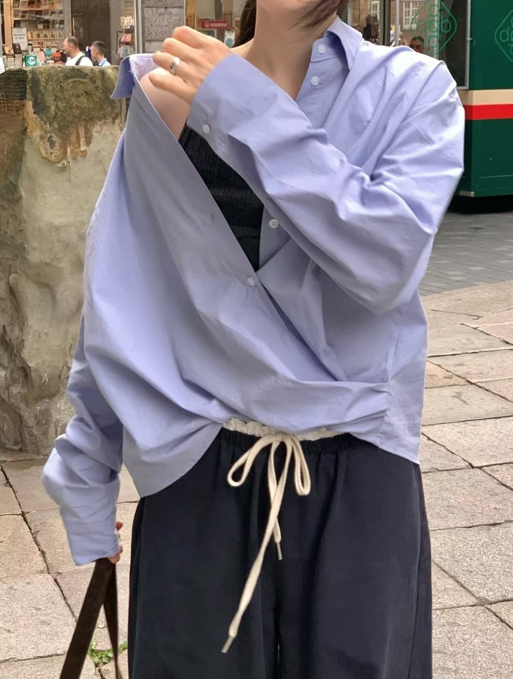 WEARRAW韓國直郵㊣女裝新品人氣休閑時尚職業推薦襯衫蕾絲衫WEARRAW襯衫/蕾絲衫