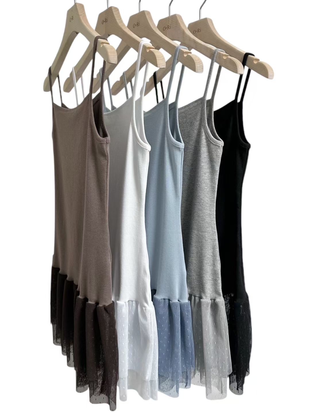 O-RI-오리-T韓國直郵㊣女士新款推薦熱賣25秋冬吊帶背心O-RI吊帶/背心圖色4左四色