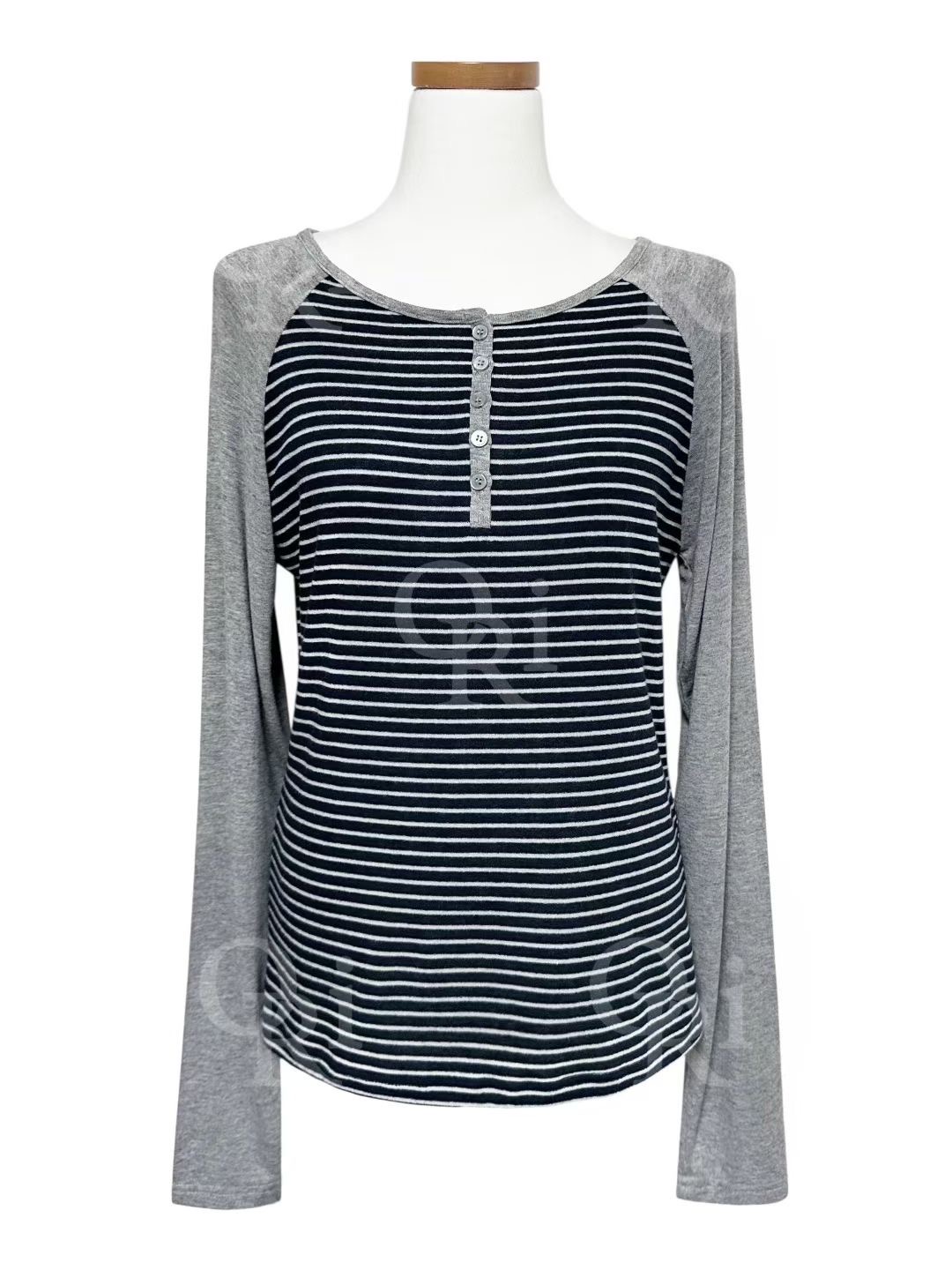 O-RI-오리-T東大門㊣直郵女裝新款職業25秋冬熱賣長袖T恤O-RI長袖T恤圖色1