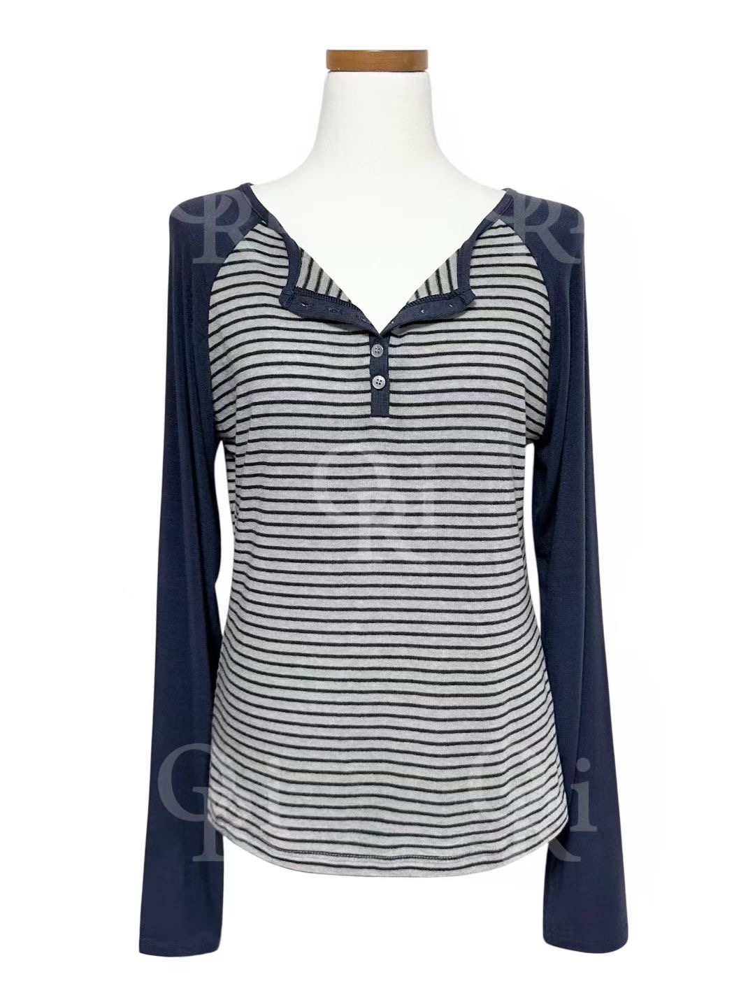 O-RI-오리-T東大門㊣直郵女裝新款職業25秋冬熱賣長袖T恤O-RI長袖T恤圖色2