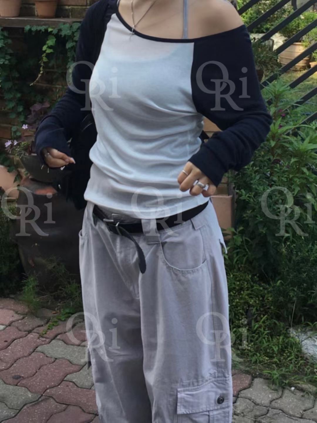 O-RI-오리-T韓國直郵㊣女士新品人氣時尚推薦25秋冬長袖T恤O-RI長袖T恤圖色5