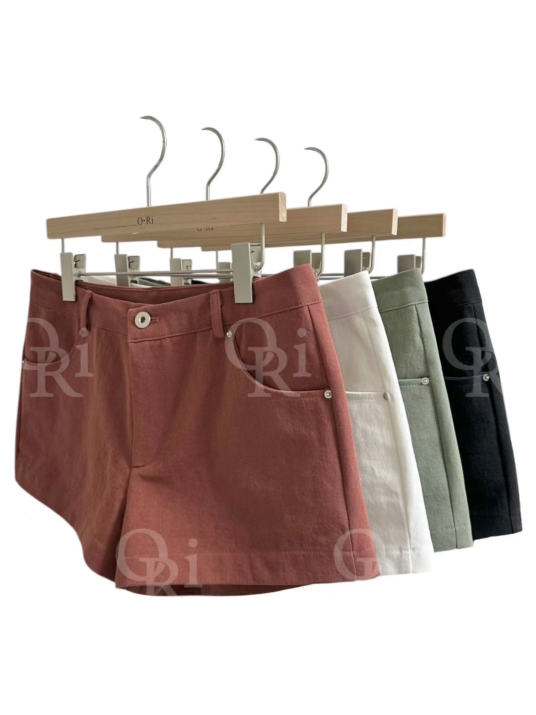 O-RI-오리-T東大門㊣代購女士新款職業休閑短褲不含腰帶O-RI短褲