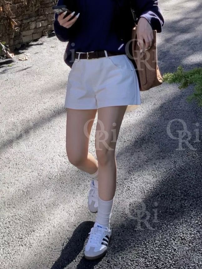 O-RI-오리-T東大門㊣代購女士新款職業休閑短褲不含腰帶O-RI短褲圖色3