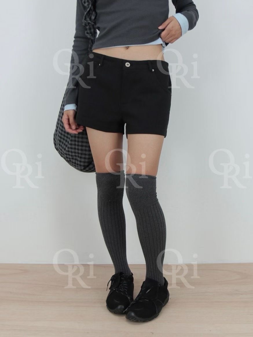 O-RI-오리-T東大門㊣代購女士新款職業休閑短褲不含腰帶O-RI短褲圖色4