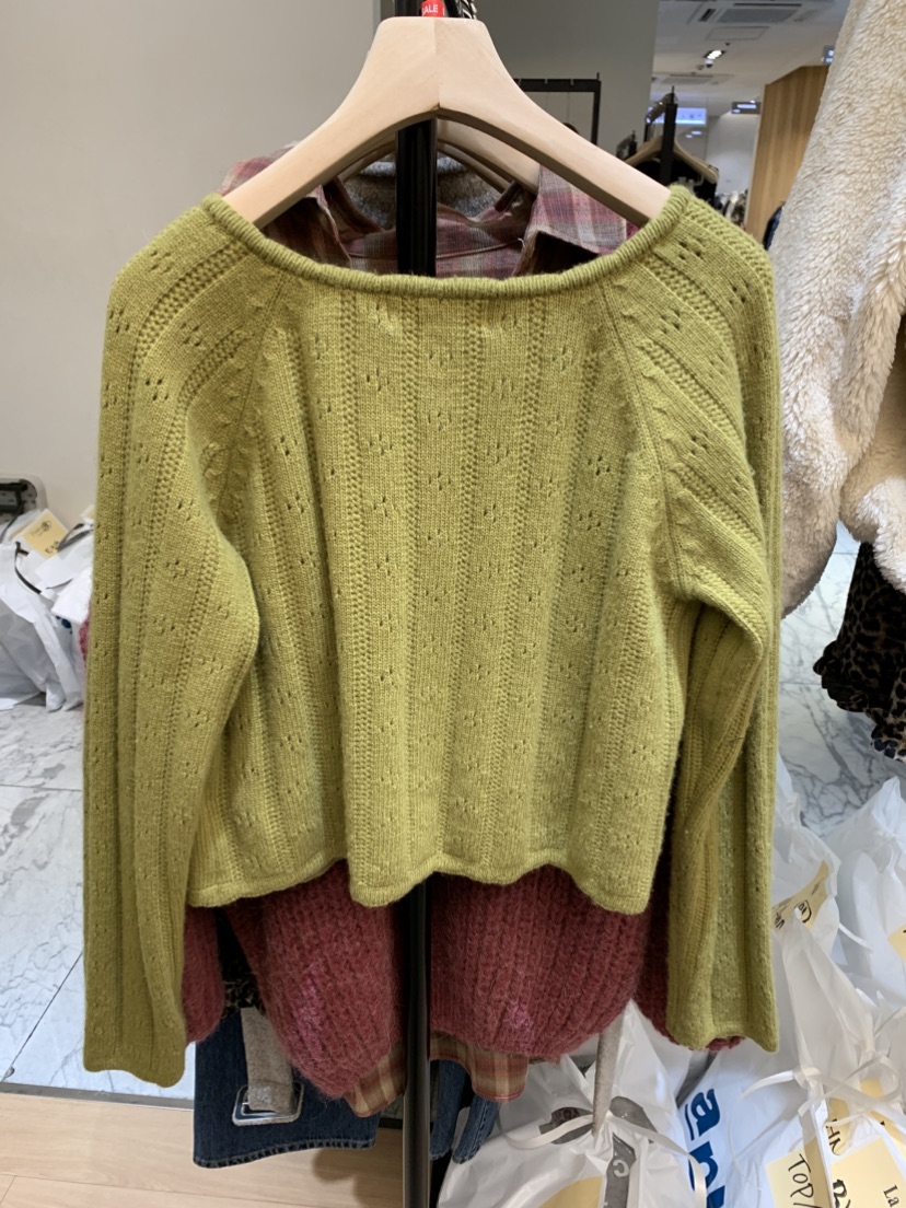 LA CREME東大門㊣實拍女裝新款推薦職業熱賣真品25秋冬針織衫LA CREME針織衫