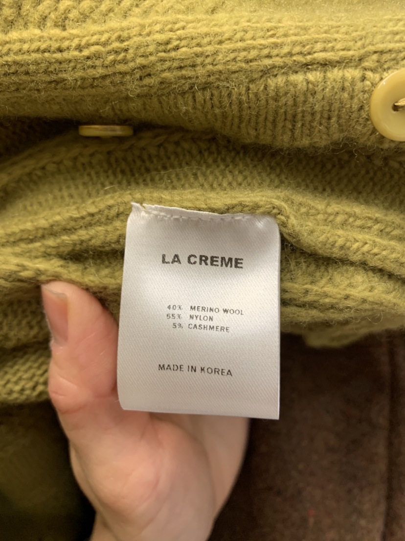 LA CREME東大門㊣實拍女裝新款推薦職業熱賣真品25秋冬針織衫LA CREME針織衫