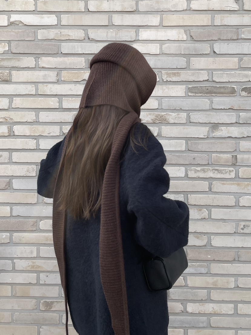 WATER/RIVER韓國代購㊣女裝新款職業休閑25秋冬時尚圍巾披肩WATER/RIVER圍巾/披肩圖色1