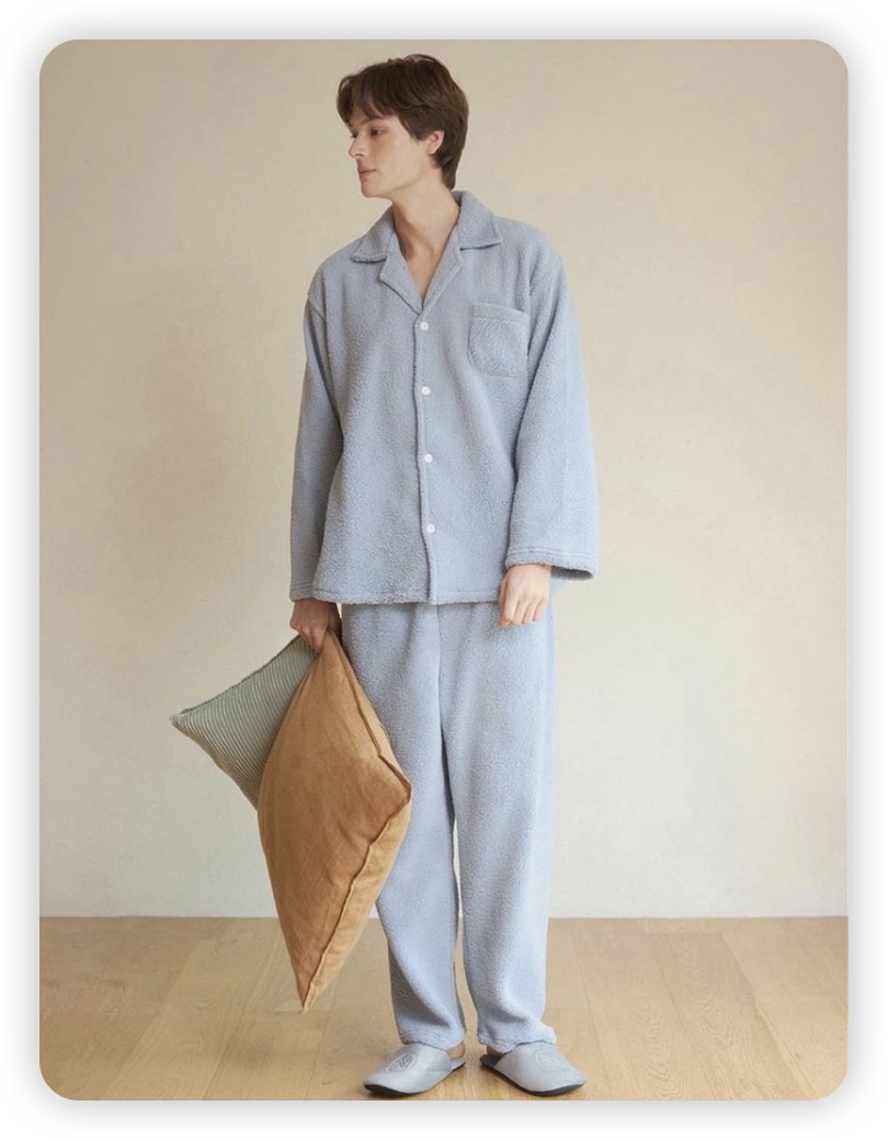 LUNALUZ-L韓國代購㊣女裝新品熱賣推薦人氣休閑真品25秋冬睡衣LUNALUZ睡衣圖色1