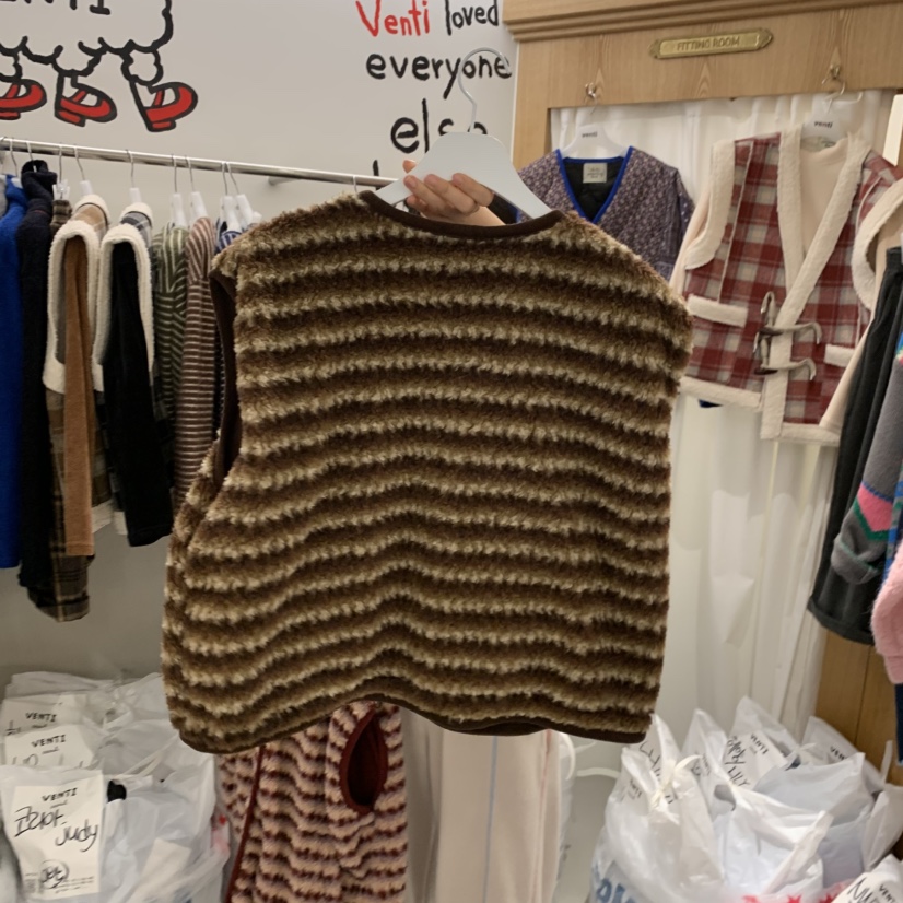 VENTI韓國直郵㊣女裝新品時尚休閑真品熱賣職業25秋冬推薦馬甲VENTI馬甲