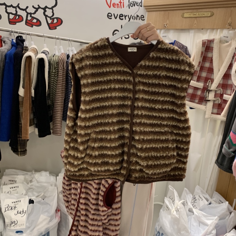 VENTI韓國直郵㊣女裝新品時尚休閑真品熱賣職業25秋冬推薦馬甲VENTI馬甲圖色1