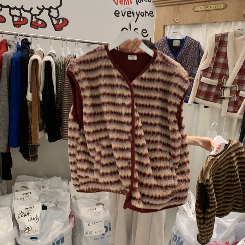 VENTI韓國直郵㊣女裝新品時尚休閑真品熱賣職業25秋冬推薦馬甲VENTI馬甲圖色2