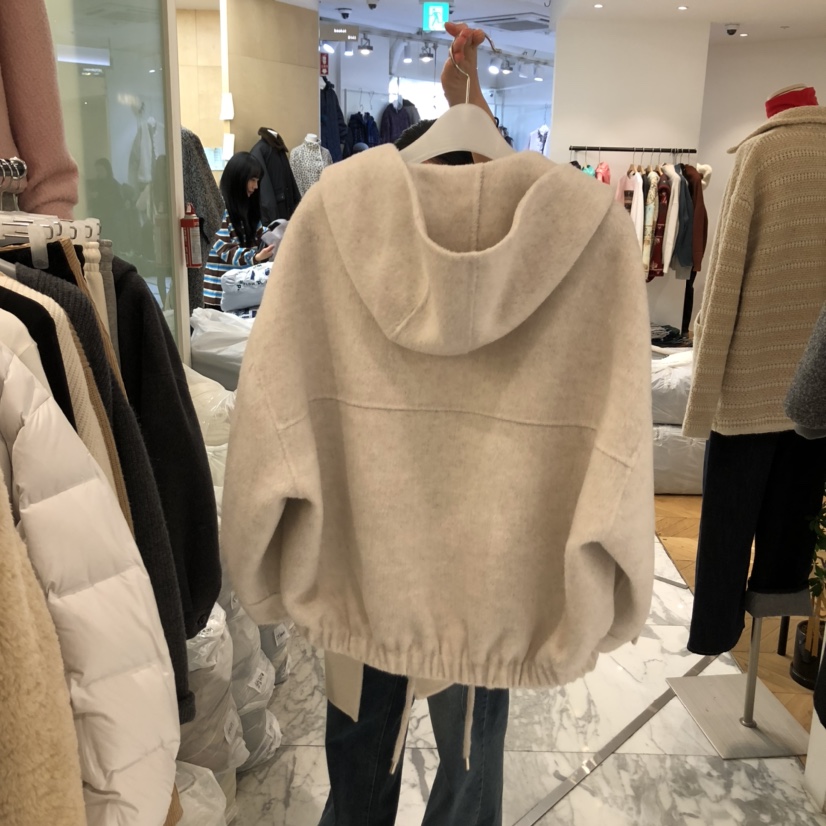 ALMOND東大門㊣直郵女裝新款休閑25秋冬人氣真品時尚短款大衣ALMOND短款大衣