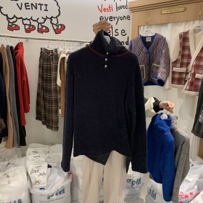 VENTI東大門㊣代購女裝新品人氣熱賣時尚職業推薦休閑長袖T恤VENTI長袖T恤圖色5