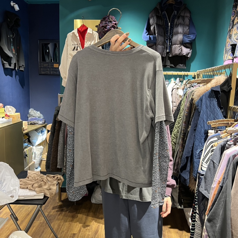 MERCI LINDA韓國直郵㊣女士新款時尚推薦職業長袖T恤假兩件MERCI LINDA長袖T恤