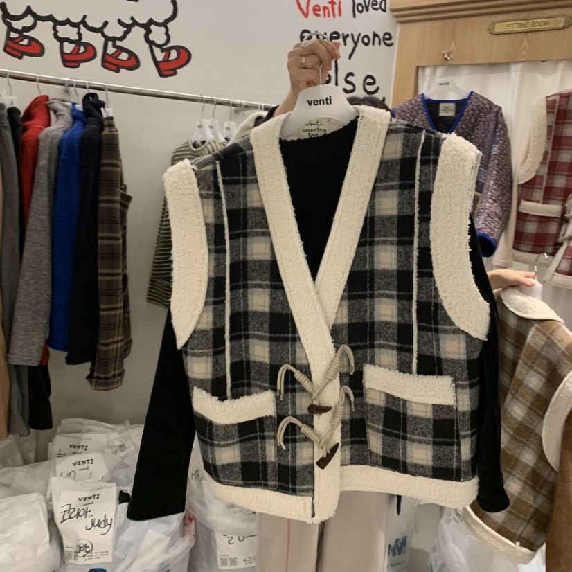 VENTI東大門㊣實拍女裝新品推薦真品人氣休閑職業馬甲不含內搭VENTI馬甲圖色2