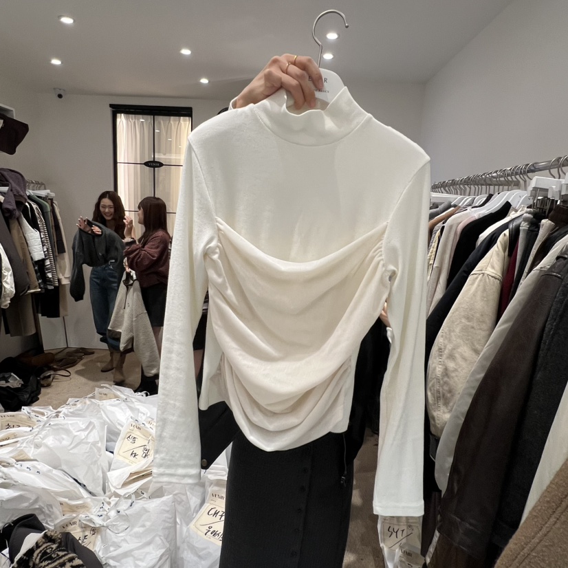 VENIR-a東大門㊣實拍女裝新款時尚熱賣25秋冬推薦真品長袖T恤VENIR-a長袖T恤圖色1