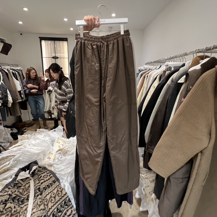 VENIR-a韓國直郵㊣女裝新款真品推薦人氣25秋冬休閑褲加絨VENIR-a休閑褲圖色1