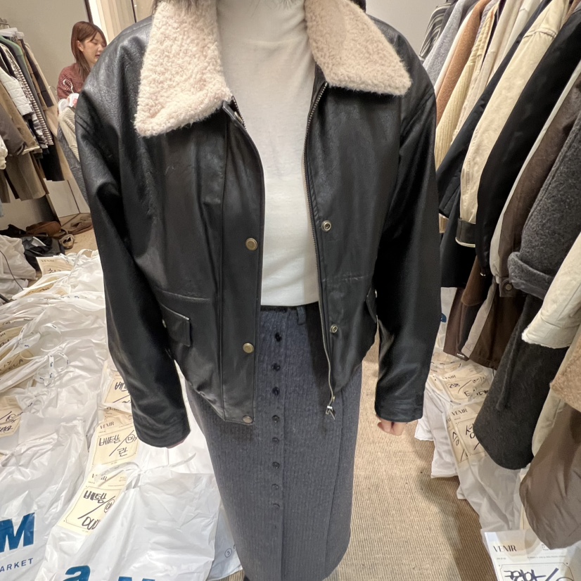 VENIR-a韓國代購㊣女士新款推薦25秋冬真品人氣職業時尚夾克VENIR-a夾克圖色1