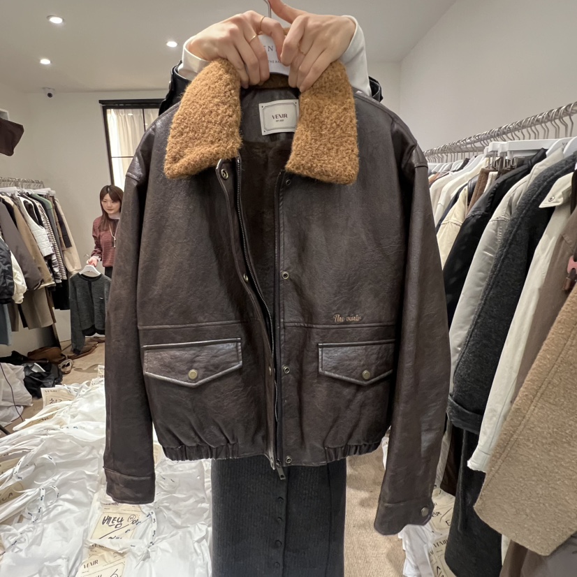 VENIR-a韓國代購㊣女士新款推薦25秋冬真品人氣職業時尚夾克VENIR-a夾克圖色2