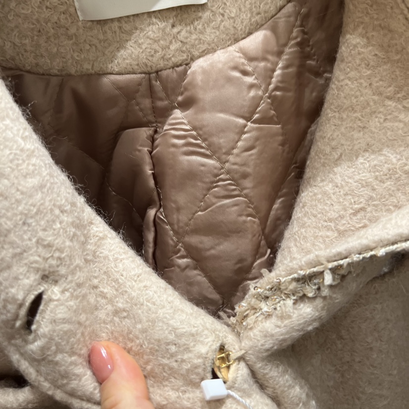 CHAE東大門㊣實拍女士新品人氣時尚休閑推薦夾克粗花呢絎縫CHAE夾克