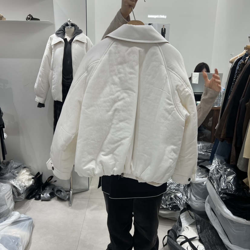 ANN MARGRET韓國代購㊣女士新品真品短款棉服棉GRETA.Y短款棉服