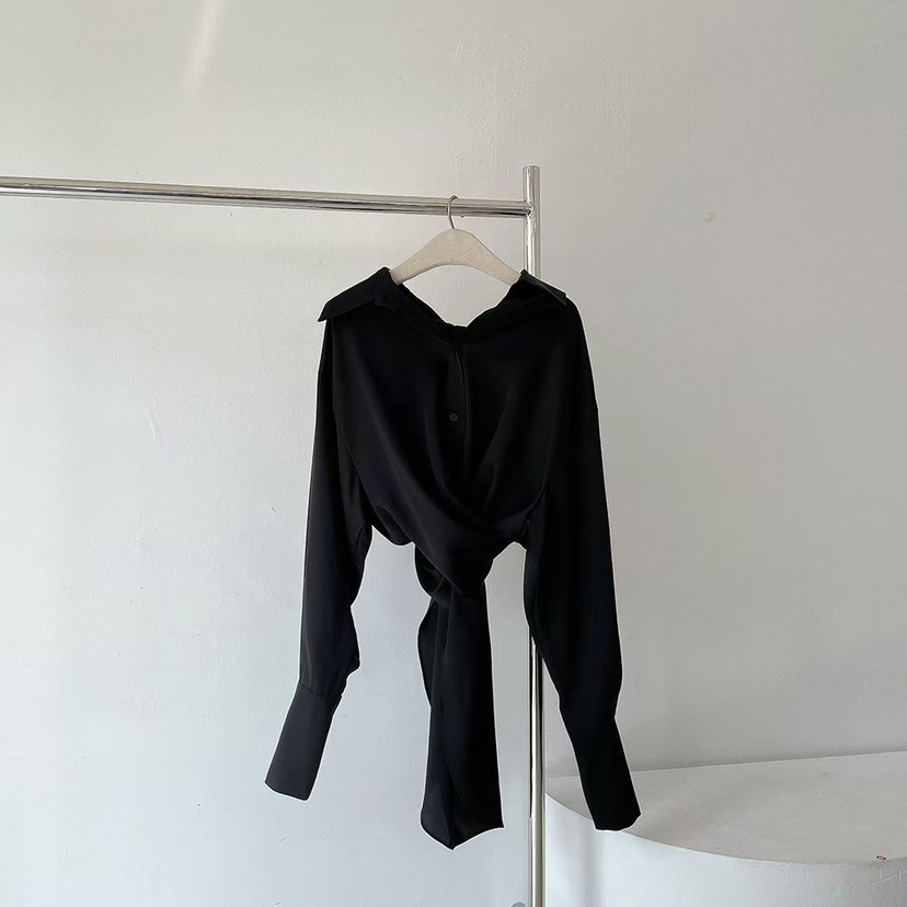 RIJINA東大門㊣實拍女士新款熱賣時尚25秋冬推薦襯衫蕾絲衫RIJINA襯衫/蕾絲衫圖色4