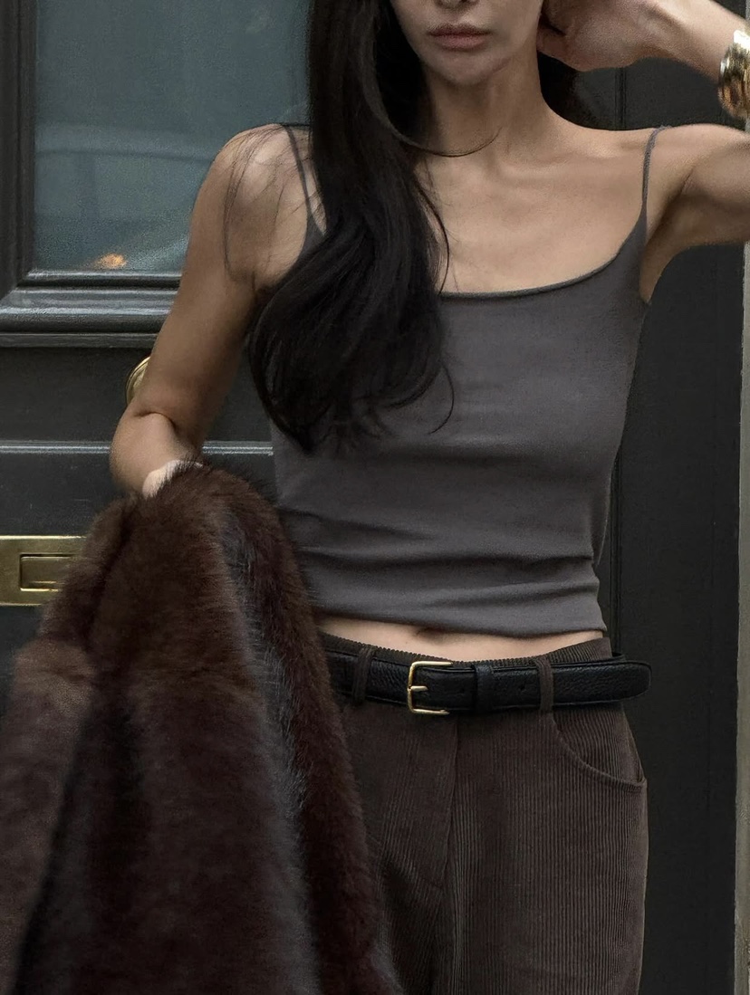 OUTFIT韓國代購㊣女裝新款人氣熱賣推薦真品休閑時尚吊帶背心OUTFIT吊帶/背心