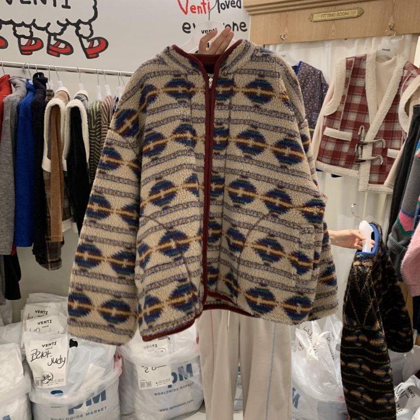 VENTI東大門㊣實拍女裝新品真品職業熱賣人氣時尚推薦夾克抓絨VENTI夾克圖色2