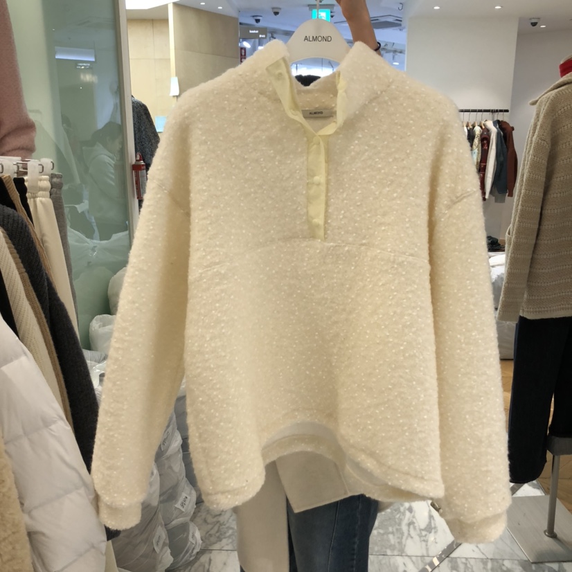 ALMOND東大門㊣直郵女裝新品休閑職業熱賣真品推薦衛衣羊毛ALMOND衛衣圖色4