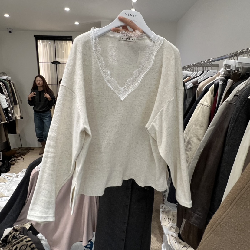 VENIR-a東大門㊣直郵女士新品人氣25秋冬休閑真品推薦長袖T恤VENIR-a長袖T恤圖色3